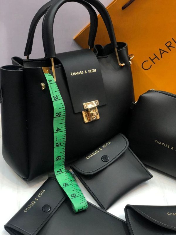 5 Pcs Shoulder Bag (Black)